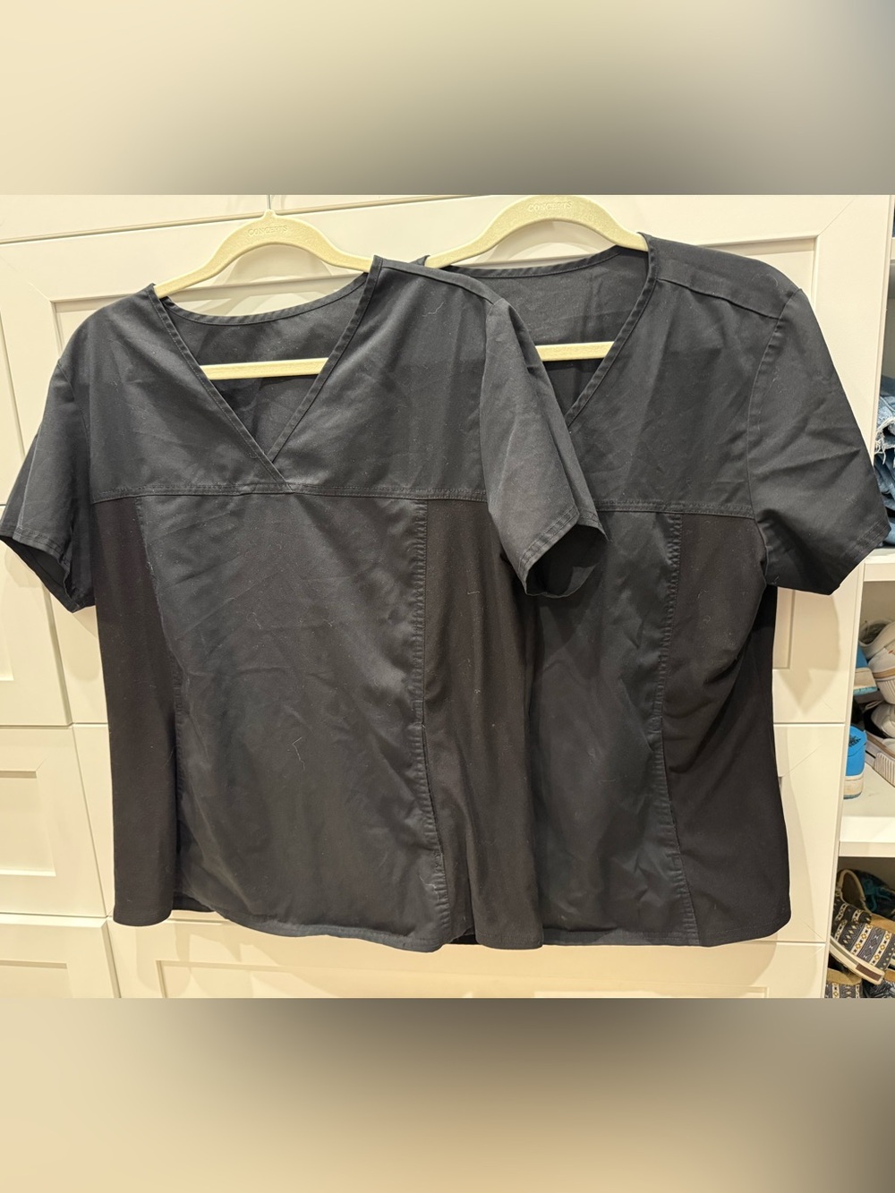 Set of 2 Women’s Cherokee Scrub tops size Large